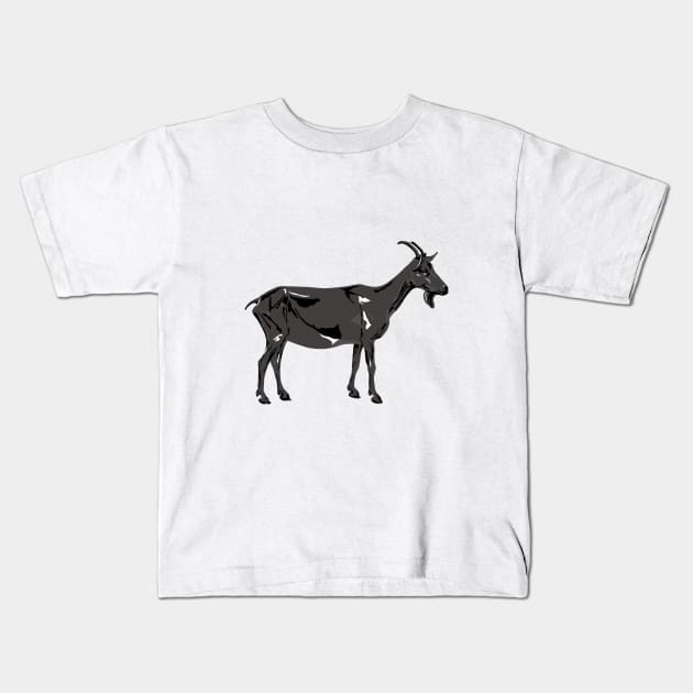 goat Kids T-Shirt by goats